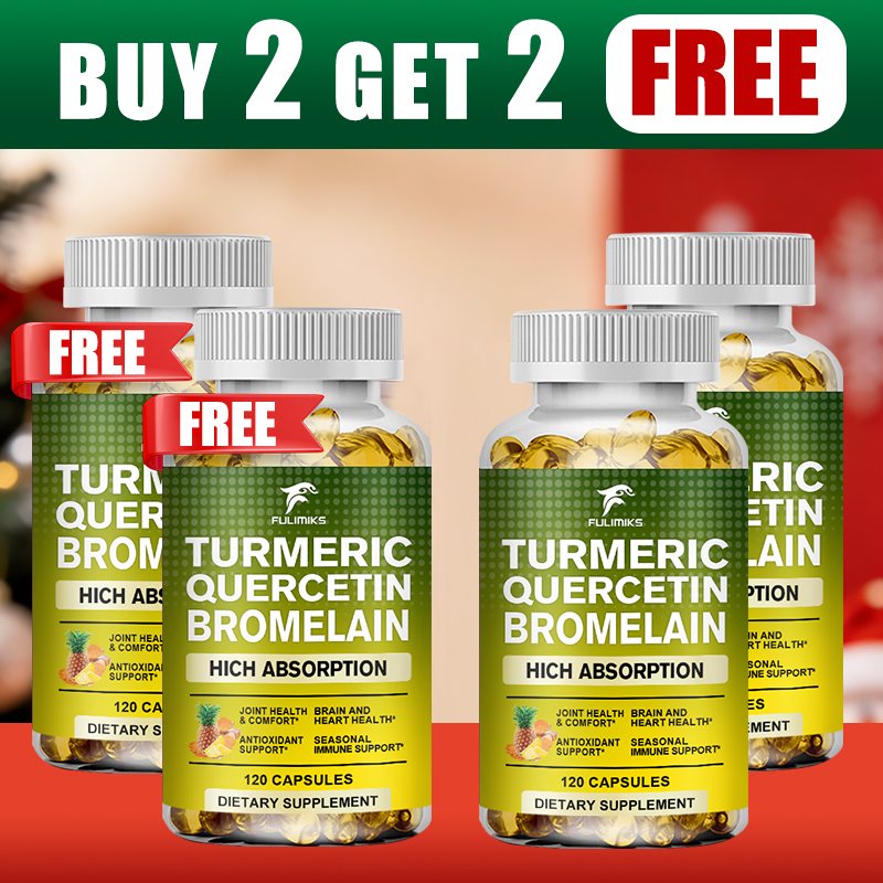 Turmeric Curcumin Capsule - 2 Alana 2 Bedava! Zerdeçal Kersetin