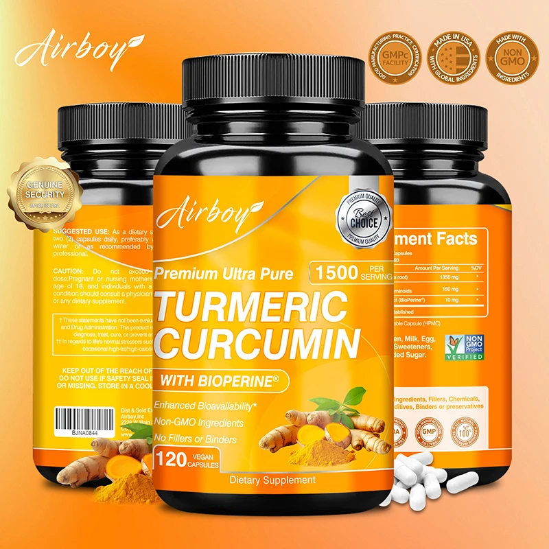 Turmeric Curcumin Capsule - Zerdeçal Kurkumin Kapsülleri - Eklem İltihabını
