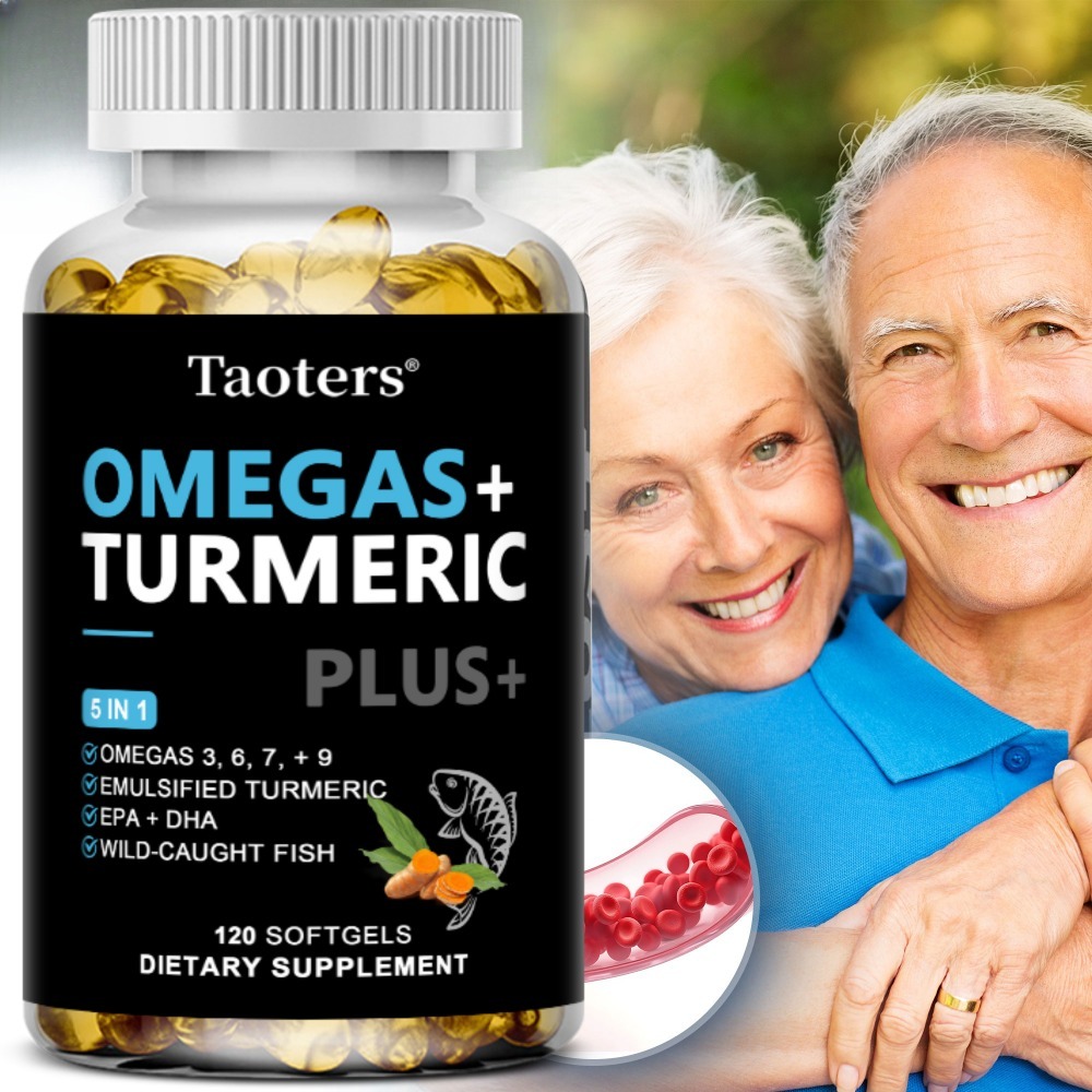 Turmeric Curcumin Capsule - Omega 3 6 9 Takviyesi Plus