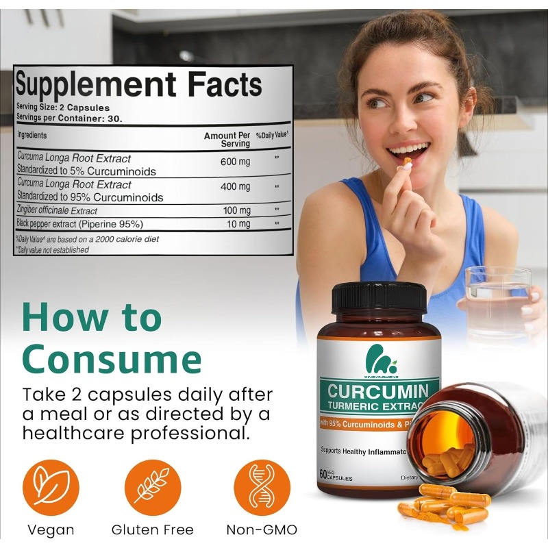 Beslenme Kurkumin Zerdeçal Tak - Turmeric Curcumin Capsule incelemesi ve fiyatı