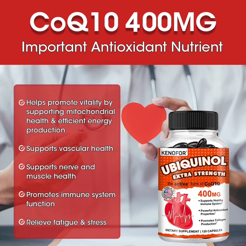 Ubiquinol CoQ10 400mg Softjel, - Coq10 Ubiquinol Softgel incelemesi ve fiyatı